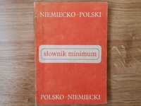 Słownik minimum niemiecko-polski, polsko niemiecki