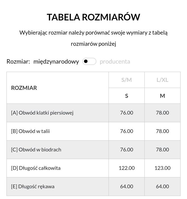 Sukienka swetrowa, dzianinowa M
