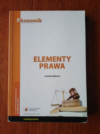 Elementy Prawa (ekonomik) Jacek Musiałkiewicz