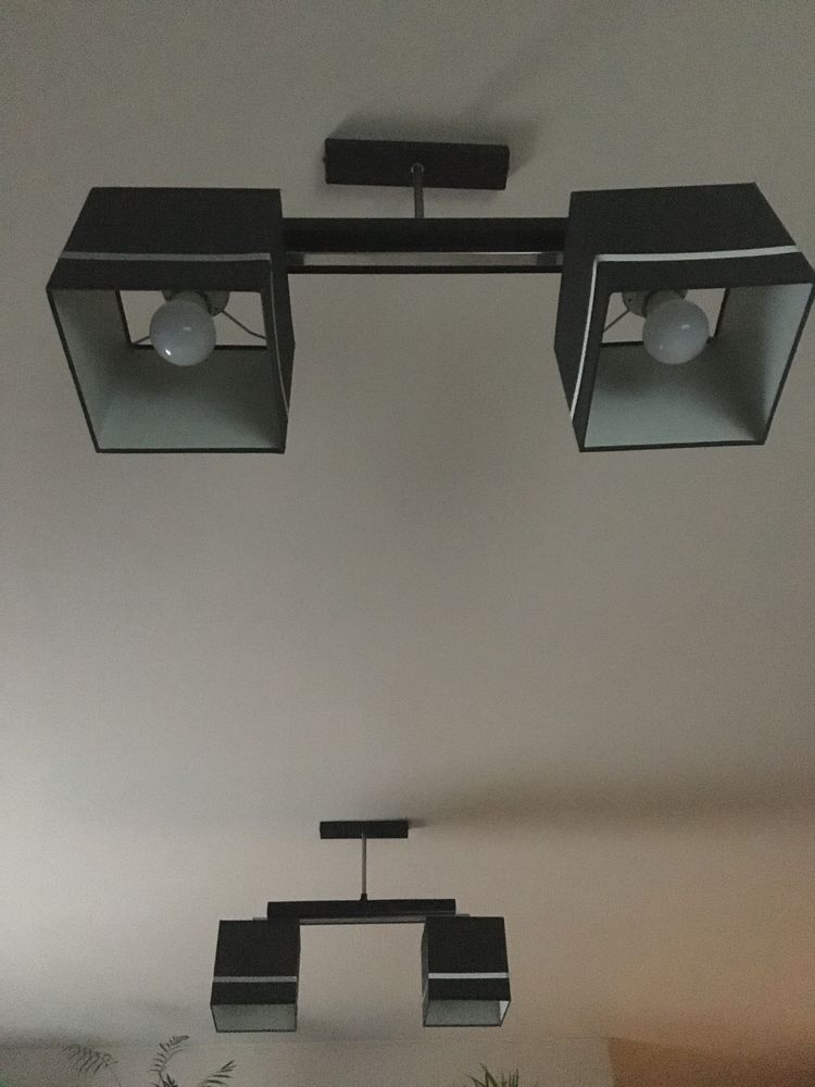 Żyrandol Lampa sufitowa wisząca do salonu pokoju kinkiet szyna