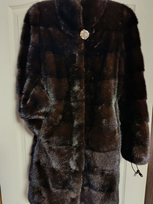 Шуба з натурального хутра норки. Полтава