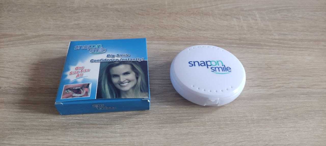 Виниры в коробке SnapOn Smile для верха и низа + гель