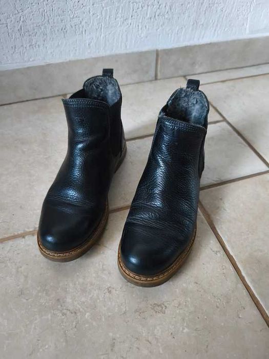 Buty botki skórzane 5th avenue 38