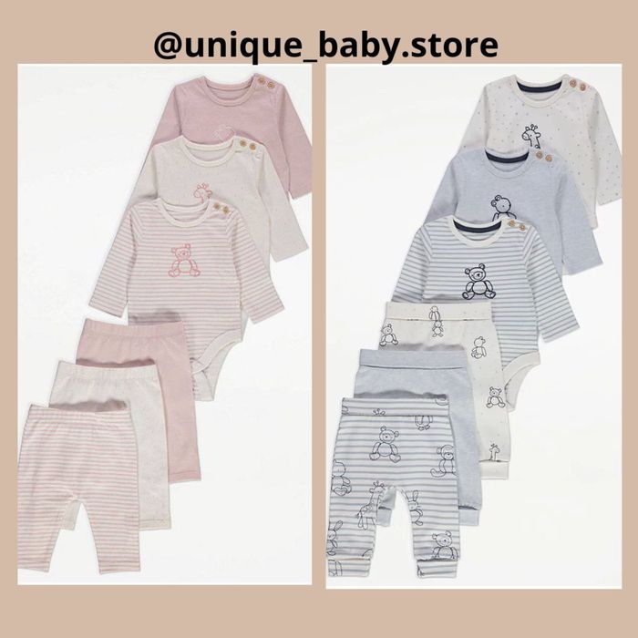 Чоловічки, пісочники, ромпери, бодіки 56-62-68-74-80 см | Next, George