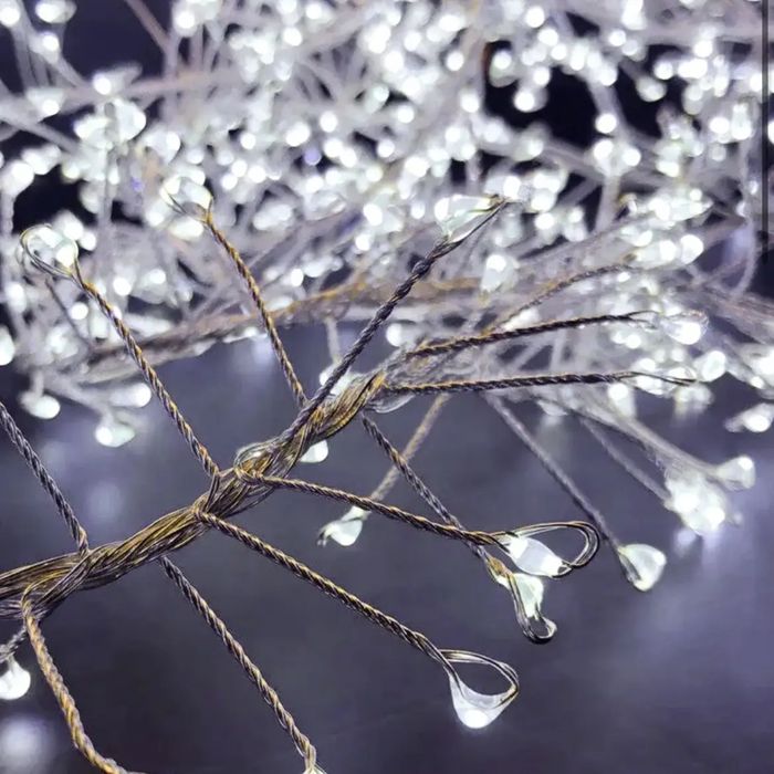 Гірлянда мішура 30,50,100 м хвойна лапа ХІТ ТІКТОКА ПОЛЬЩА кінський хв