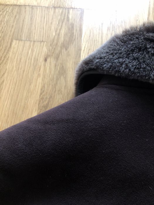 Штучна чоловіча дублянка коричнева дубльонка зимова куртка курточка