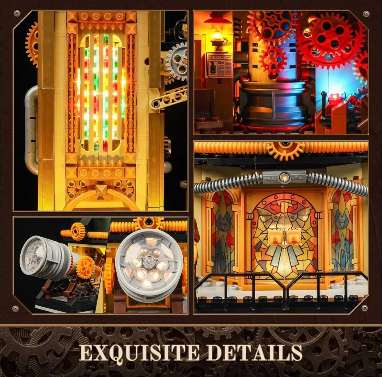 LEGO Com LED Steampunk Tower Lumibricks