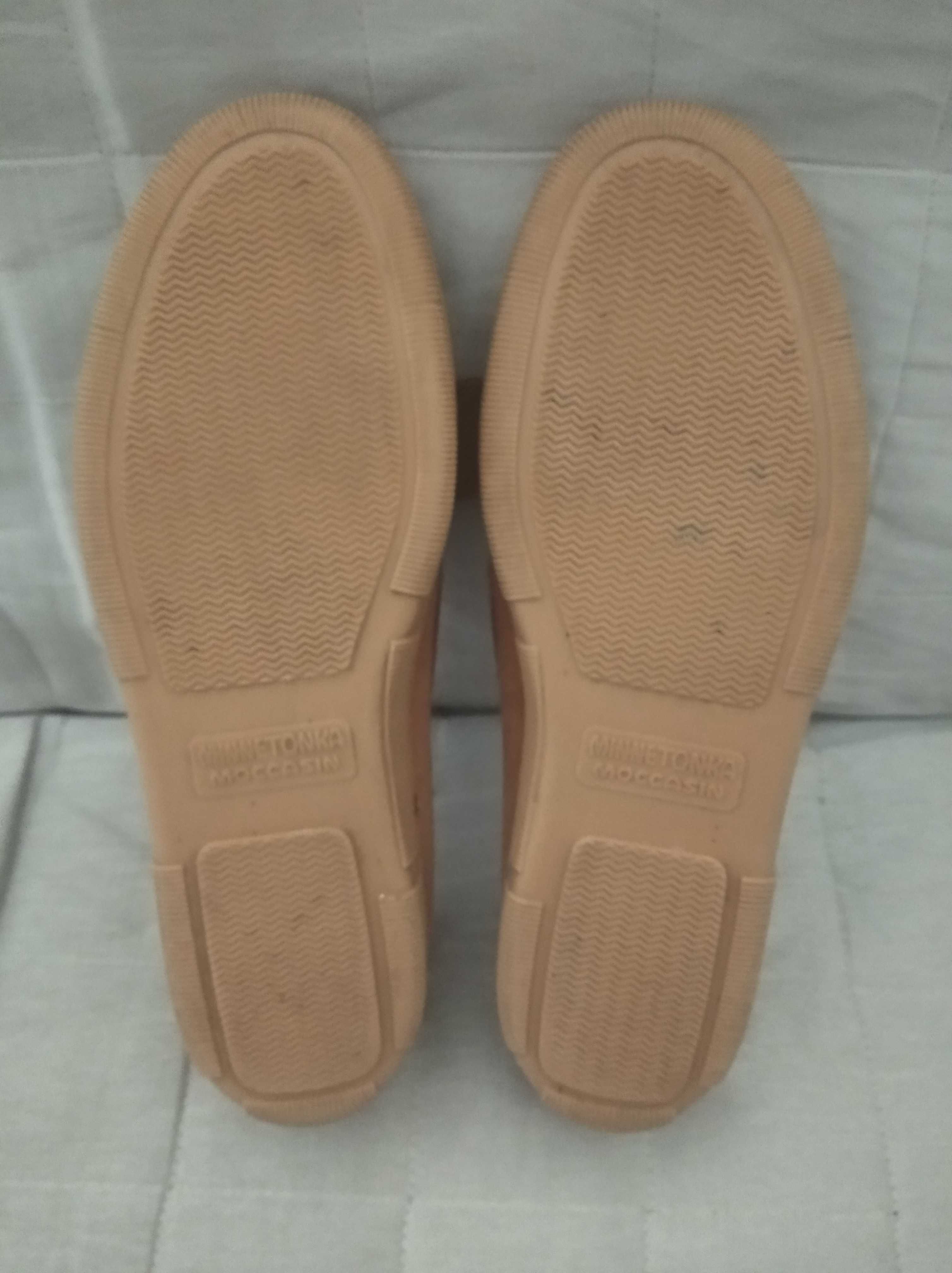 Minnetonka mokasyny skóra oryginalne r.43