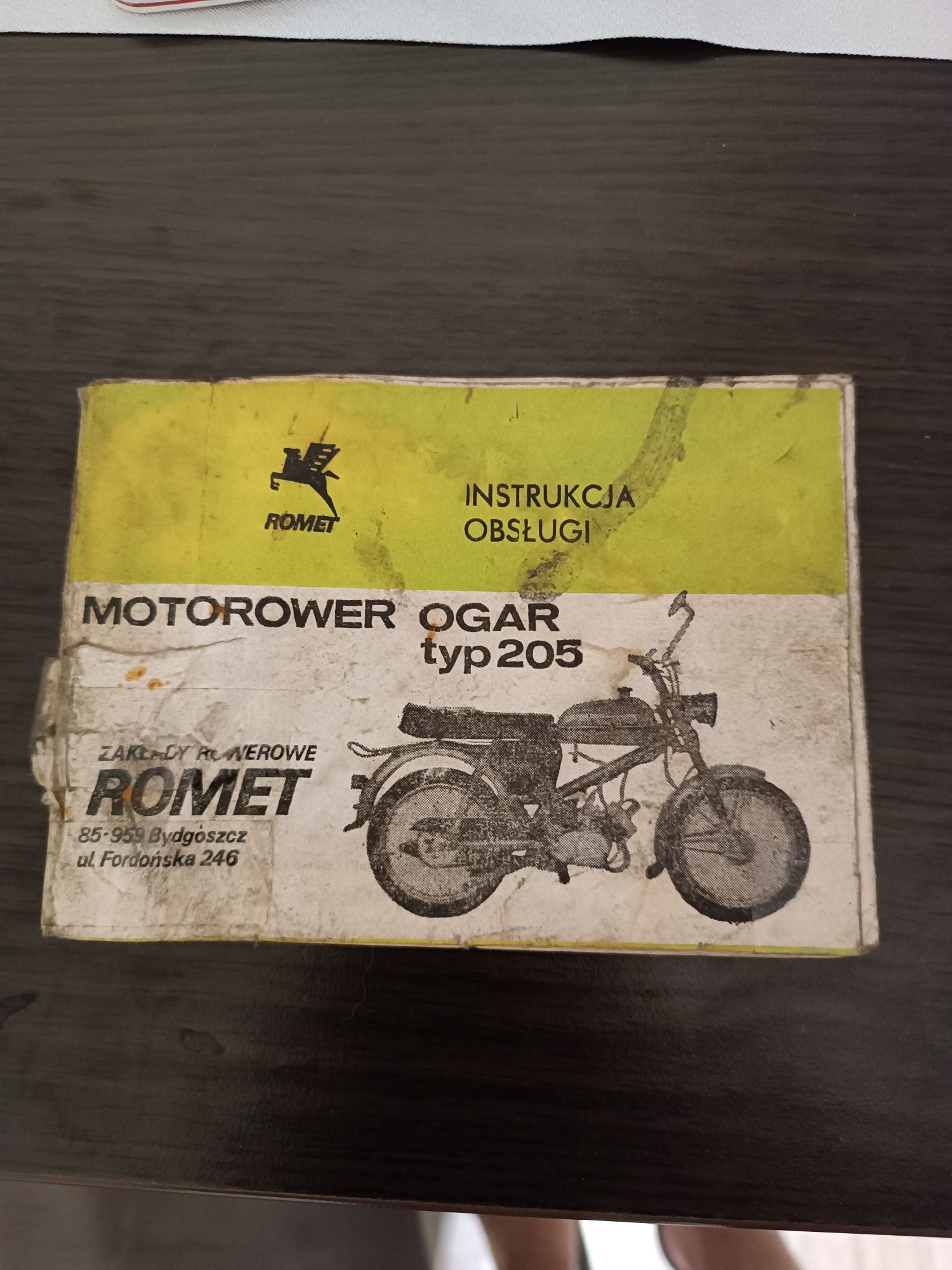 Instrukcja obsługi Romet 205