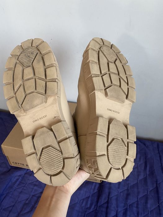 Wysokie botki, sztyblety, trapery Gino Rossi skóra naturalna roz. 38