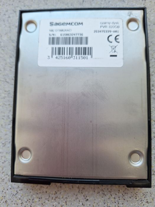 Oryginalny Dysk PVR 320 GB