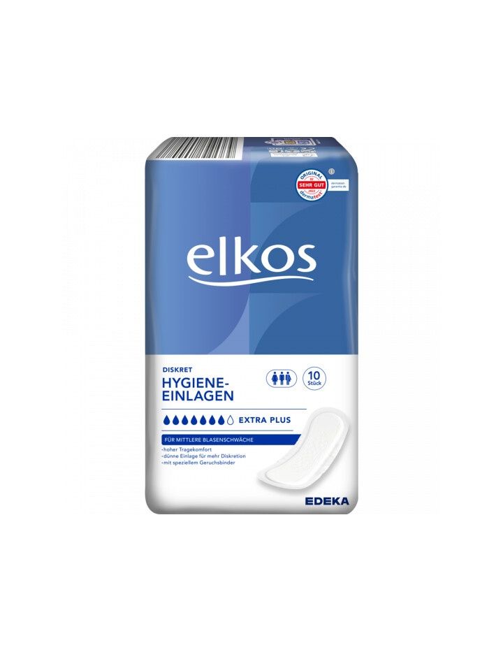 Wkładki higieniczne EDEKA Elkos ekstra Plus 4x10 sztuk