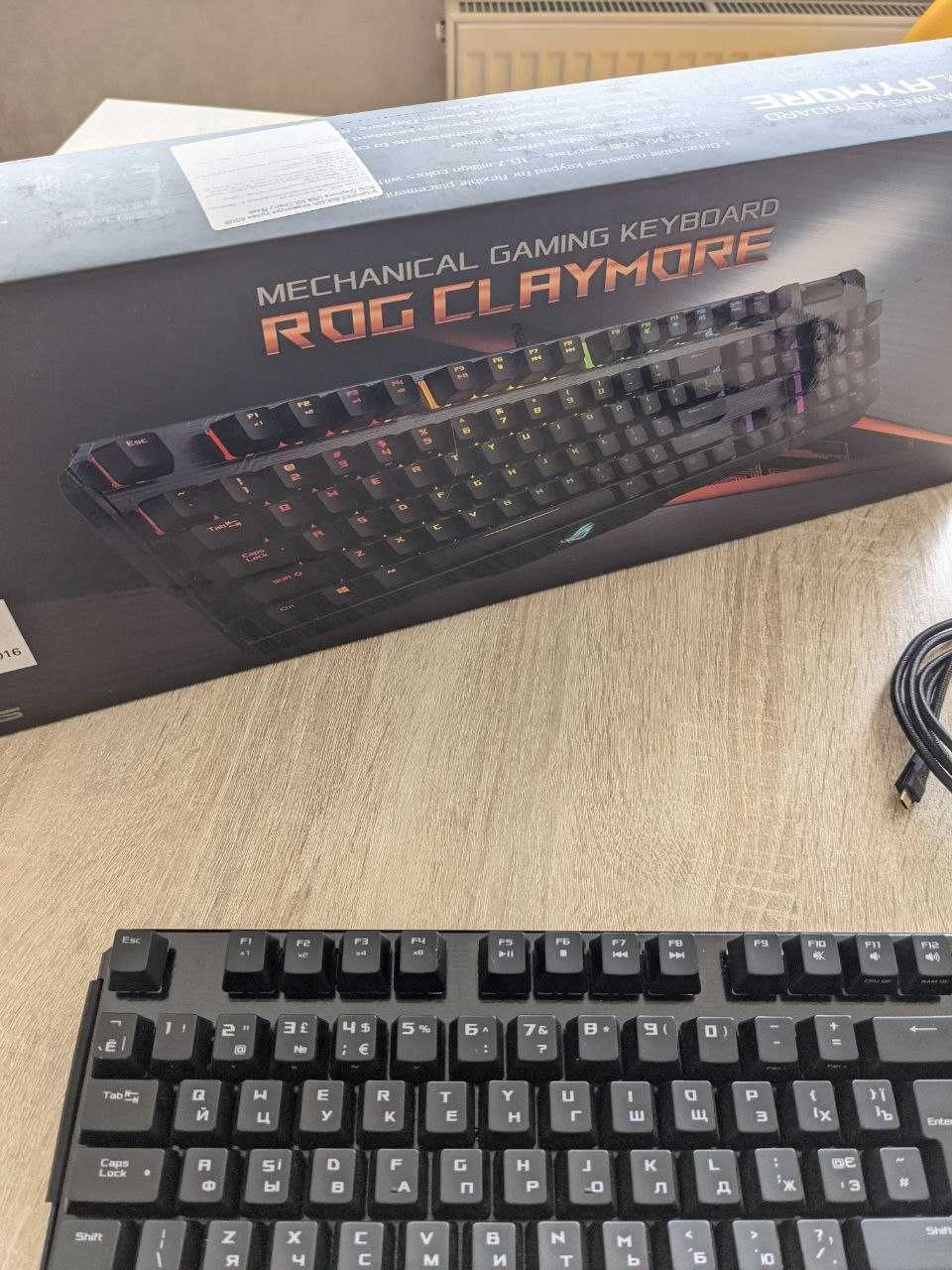 Клавіатура ігрова ASUS ROG Claymore CORE USB MX Cherry Black