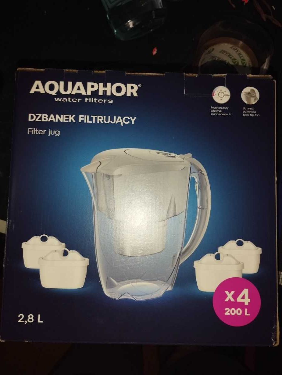Dzbanek filtrujący Aquaphor Jasper 2,8 l srebrny/szary