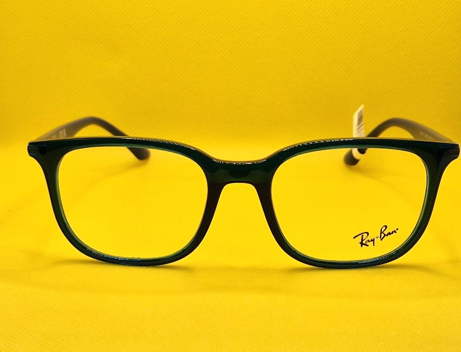 Okulary korekcyjne Ray-Ban RB 7211 Przezroczyste turkusowe Unisex