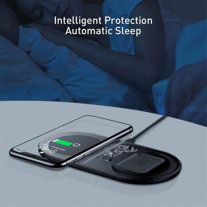 Carregador Wireless Transparente Pro Edition 15W - LIQUIDAÇÃO
-Baseus-