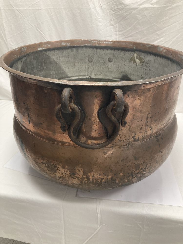 Pote grande de cobre com asas (Promoção)