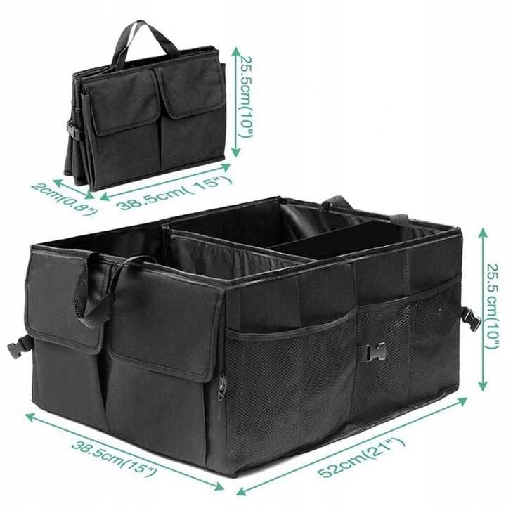 Duży organizer auto rower  kufer torba do bagażnika praktyczny