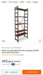 Regał rustykalny loft biblioteczka 150cm x 60cm x 28cm
