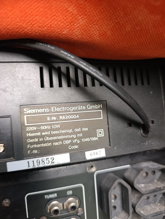 Zestaw stereo Diora WS 504B + CD Siemens RA 200 + JBL E20