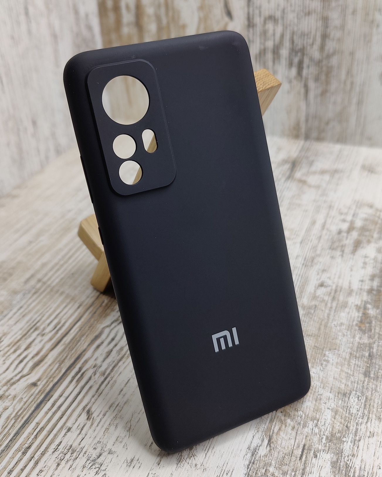 Чехол Silicone Case Full на Xiaomi 12/ 12x/ 12 Pro Софттач Микрофибра