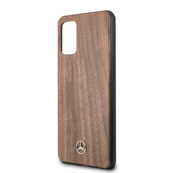 Etui Mercedes Do Samsung Galaxy S20+ Plus Hard Case Brązowy/Brown Wood