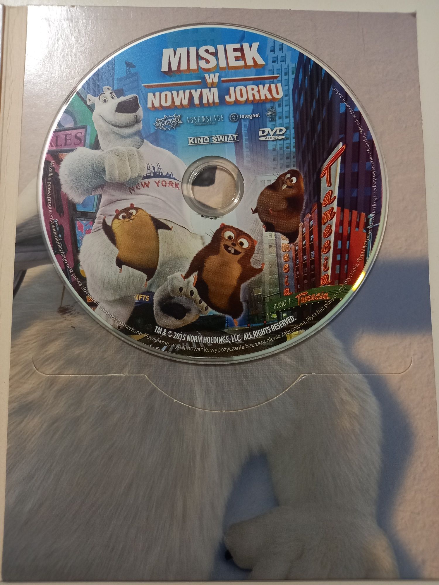 Misiek w Nowym Jorku. Polski dubbing DVD