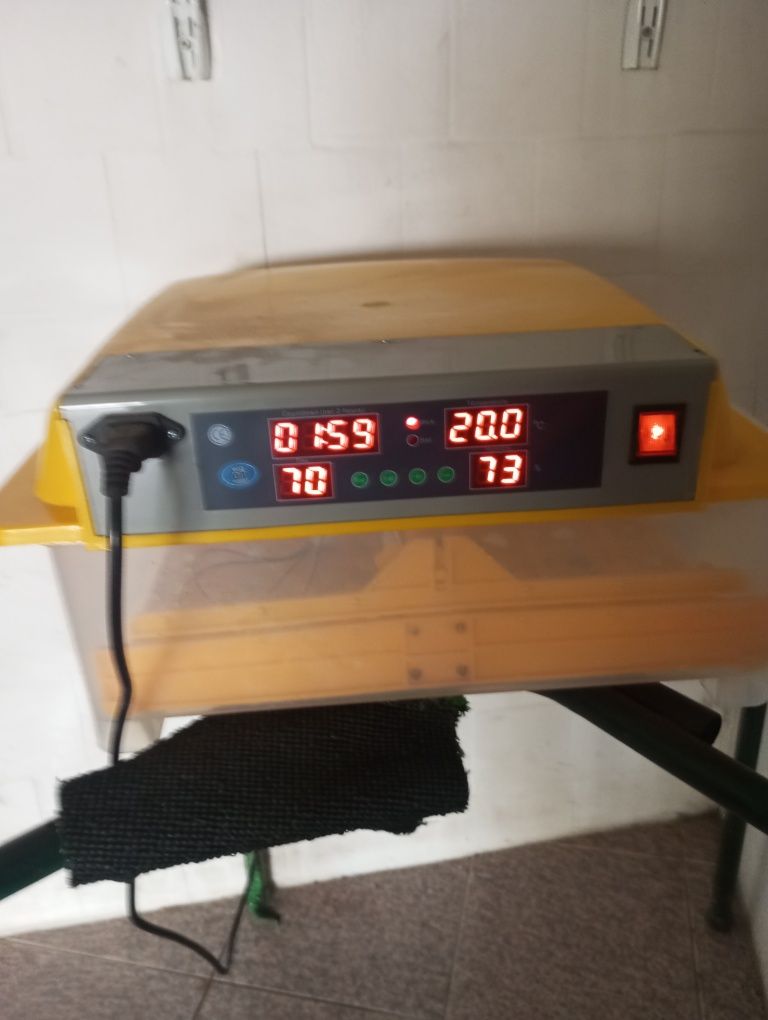 Vendo chocadeira de 48 ovos e outra de 12 ovos