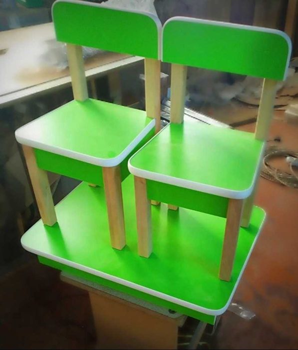 Дитячий стіл-парта та стілець.1.5-7 років.стол-парта и стул