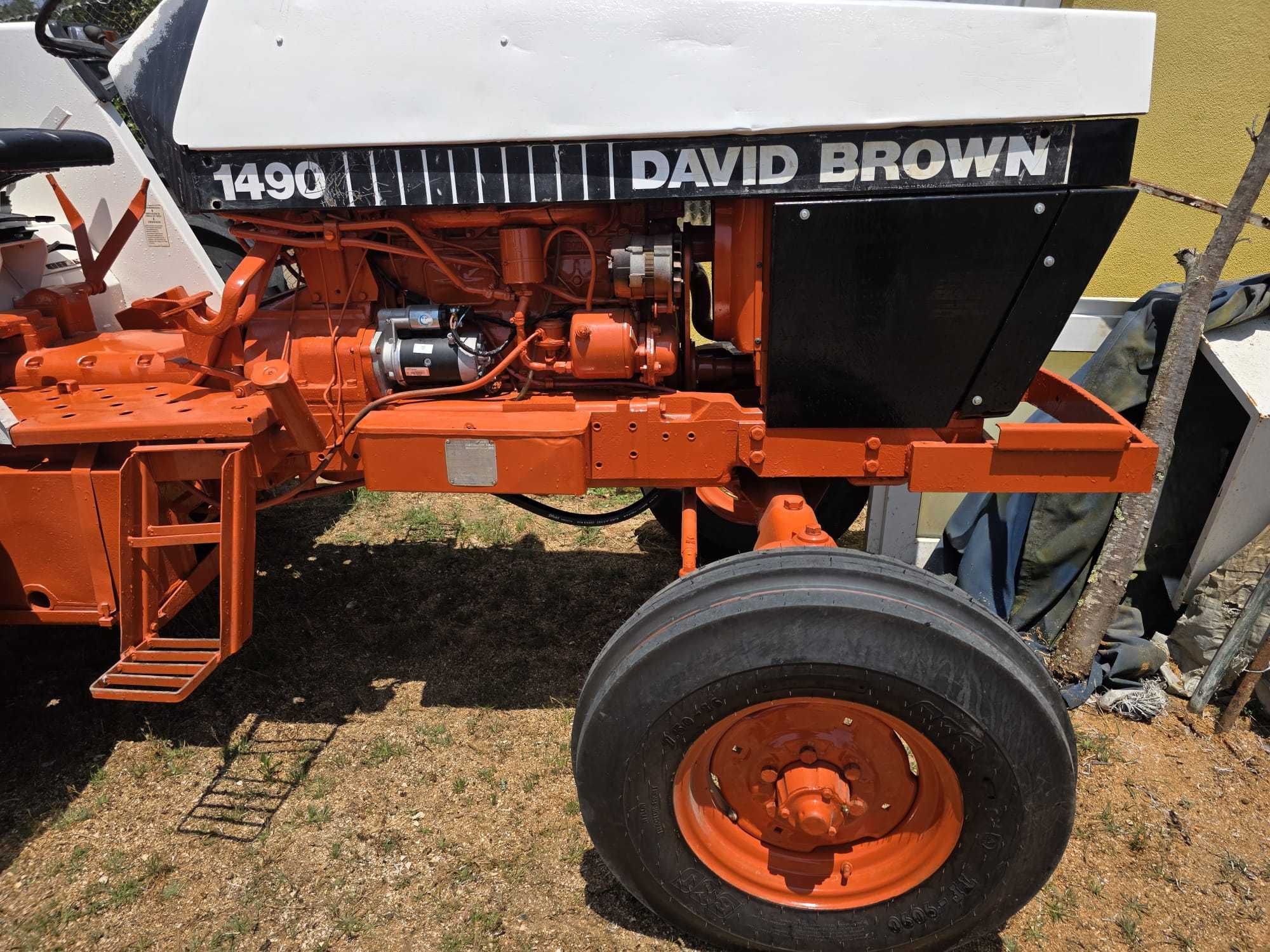 Trator David Brown 1490 - 90cv + reboque