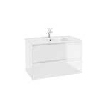 Szafka pod umywalkę DEFRA COMO 80 cm, MDF biała polysk lakier.