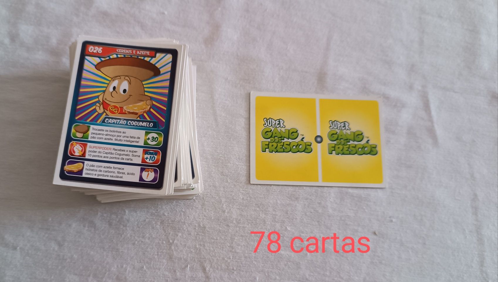 Coleção cromos Super Gang dos Frescos. 78 cartas