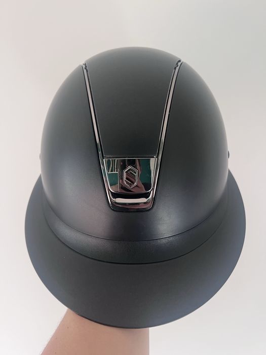 Kask jeździecki Samshield Miss Shield szeroki daszek roz. 55S