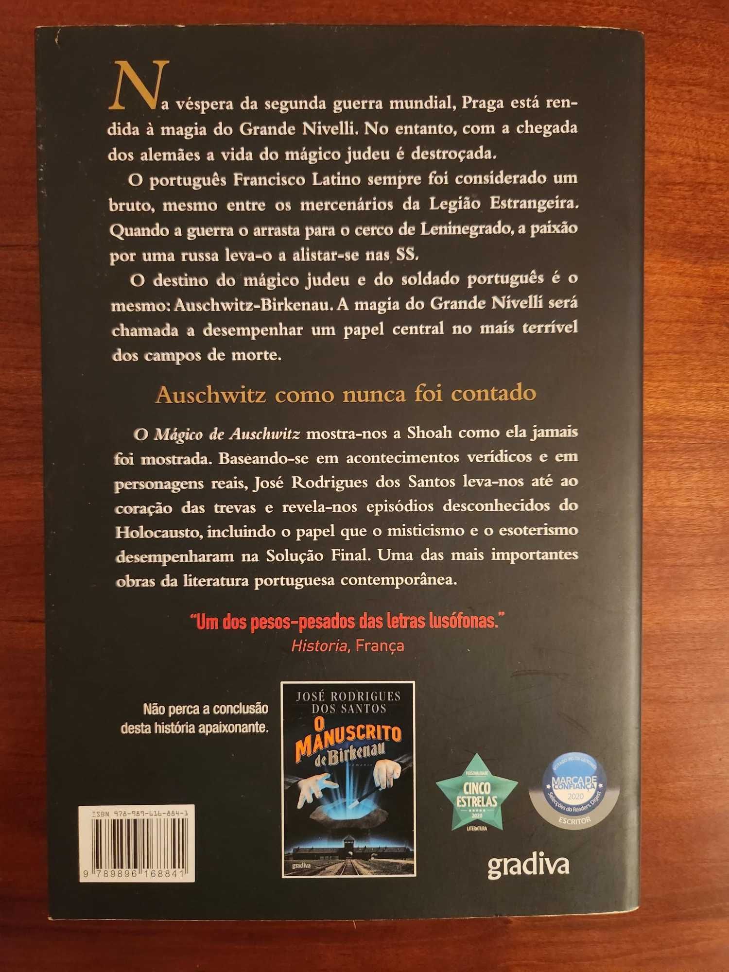 Livro "O Mágico de Auschwitz"  12,5€
