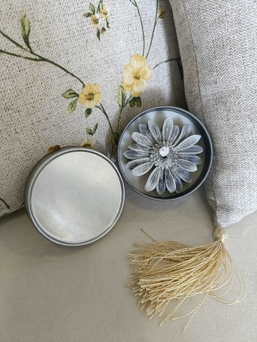 Velas em formato de flor