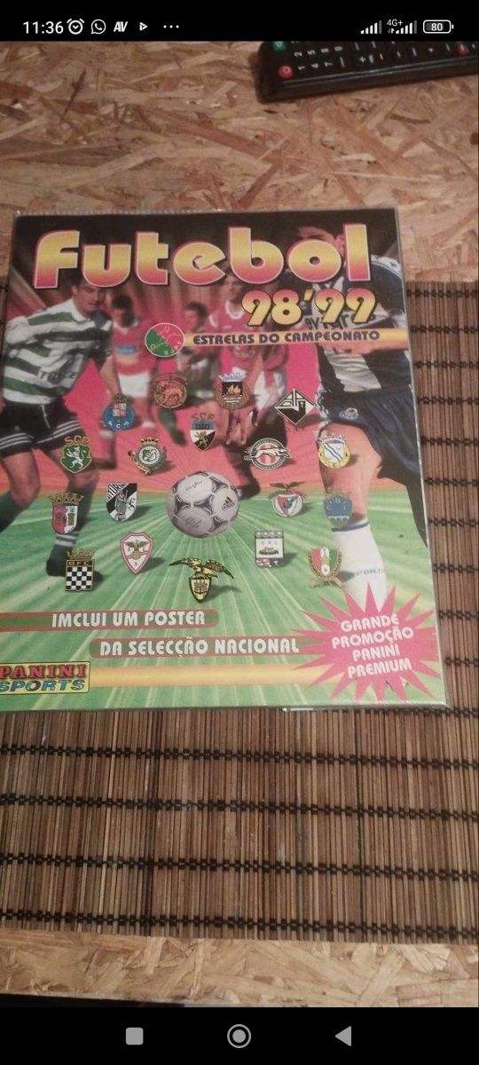 Cadernetas completas da liga portuguesa