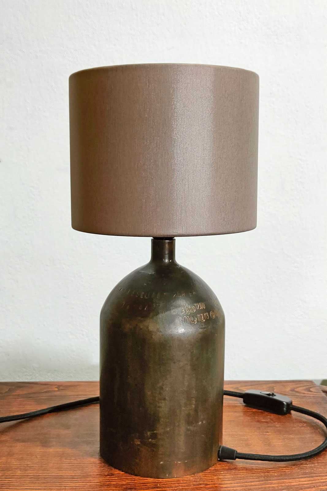 Lampa stołowa - butla nurkowa