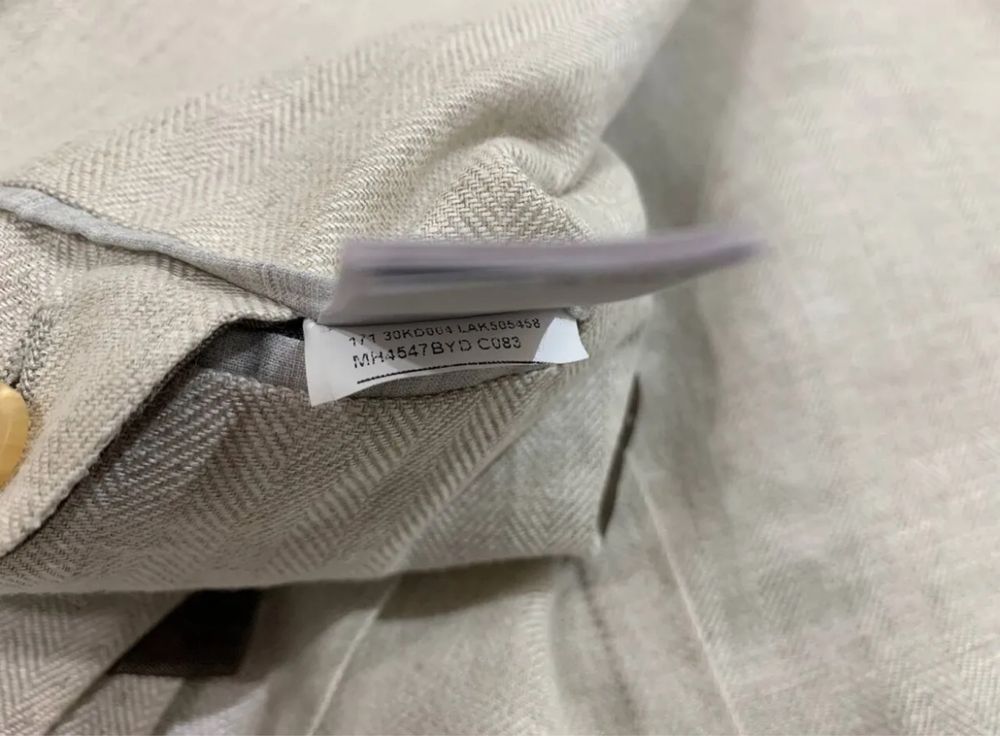 Brunello Cucinelli Blazer піджак чоловічий 100% Linen розмір 46