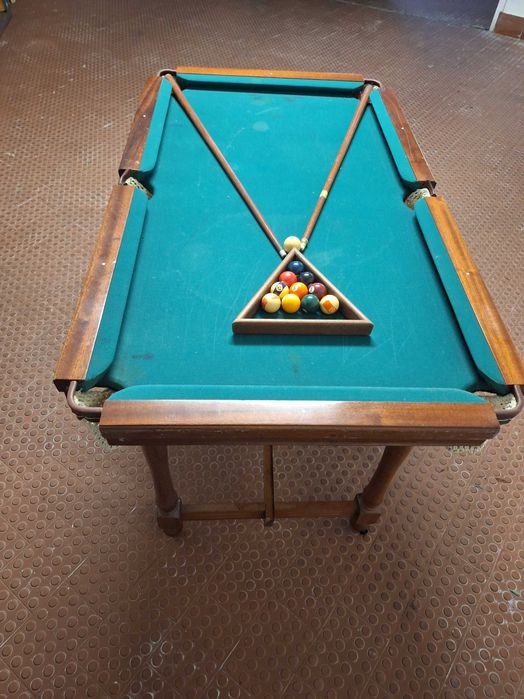 Snoker em mogno e pedra