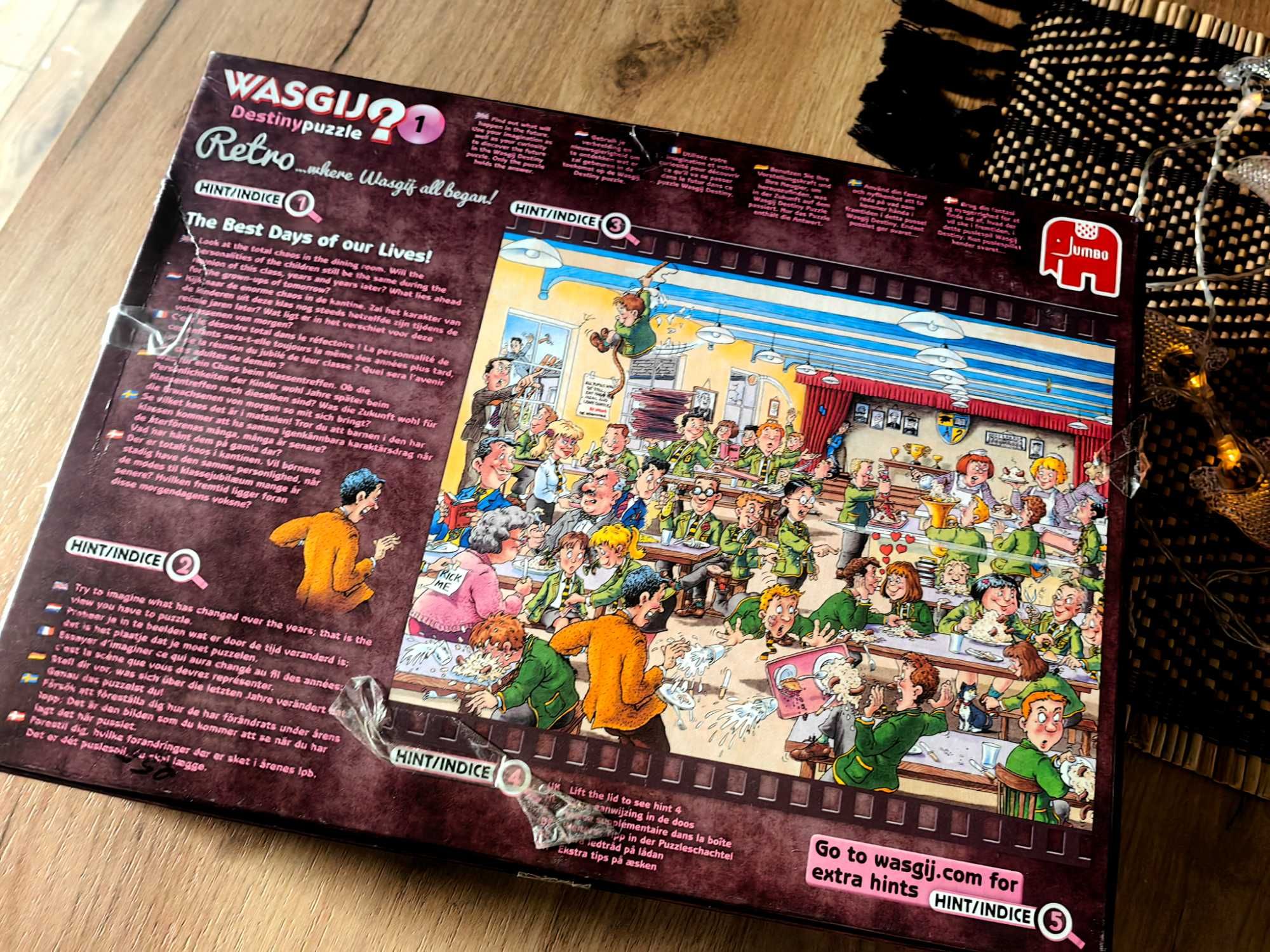 Puzzle Wasgij 1 Destiny Retro zagadki 1000 Jumbo