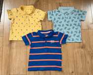 3 bluzki chłopięce polo firmy Next, Marks&Spencer, Primark