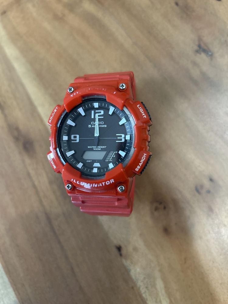 Zegarek Casio Illuminator   Zegarek męski Casio Sport AQ-S810WC-4AV
