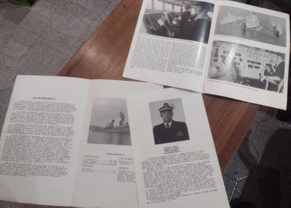 USS Sellers (DDG-11) e HMS Avenger "Fragatas"