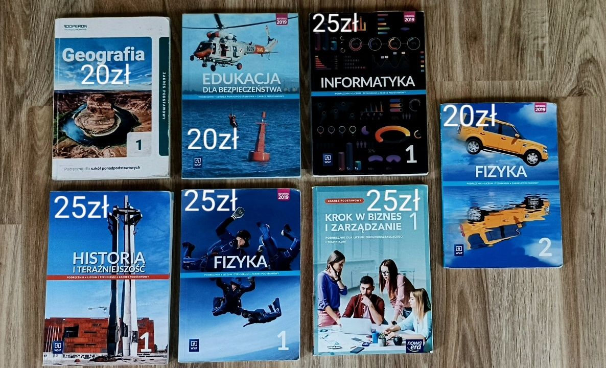 Książki liceum kl.1/2 (NOWA ERA) (OEPRON) (WSIP)