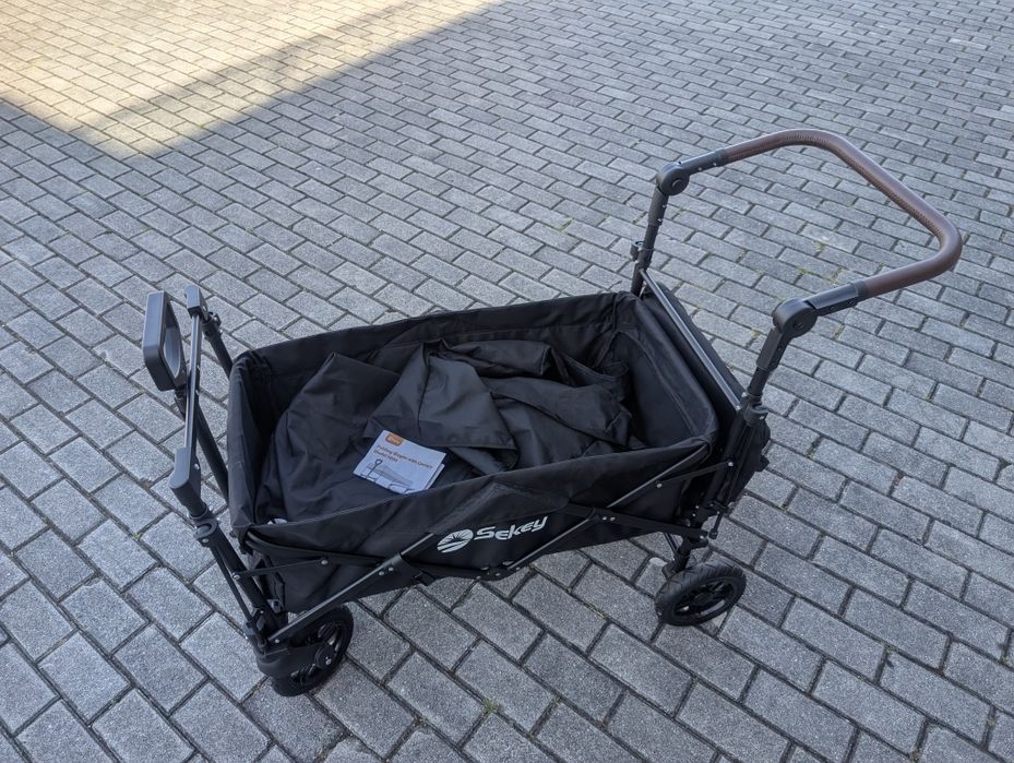 Carro de mão Sekey, dobrável, com capota removível
