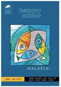 Blok malarski A4/10K 200g Happy Color