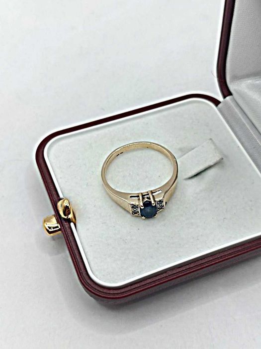 Złoty Pierścionek z brylantami 14K 2,84g