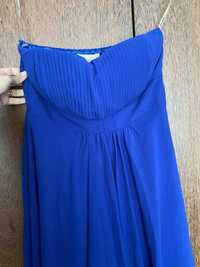 Vestido curto azul