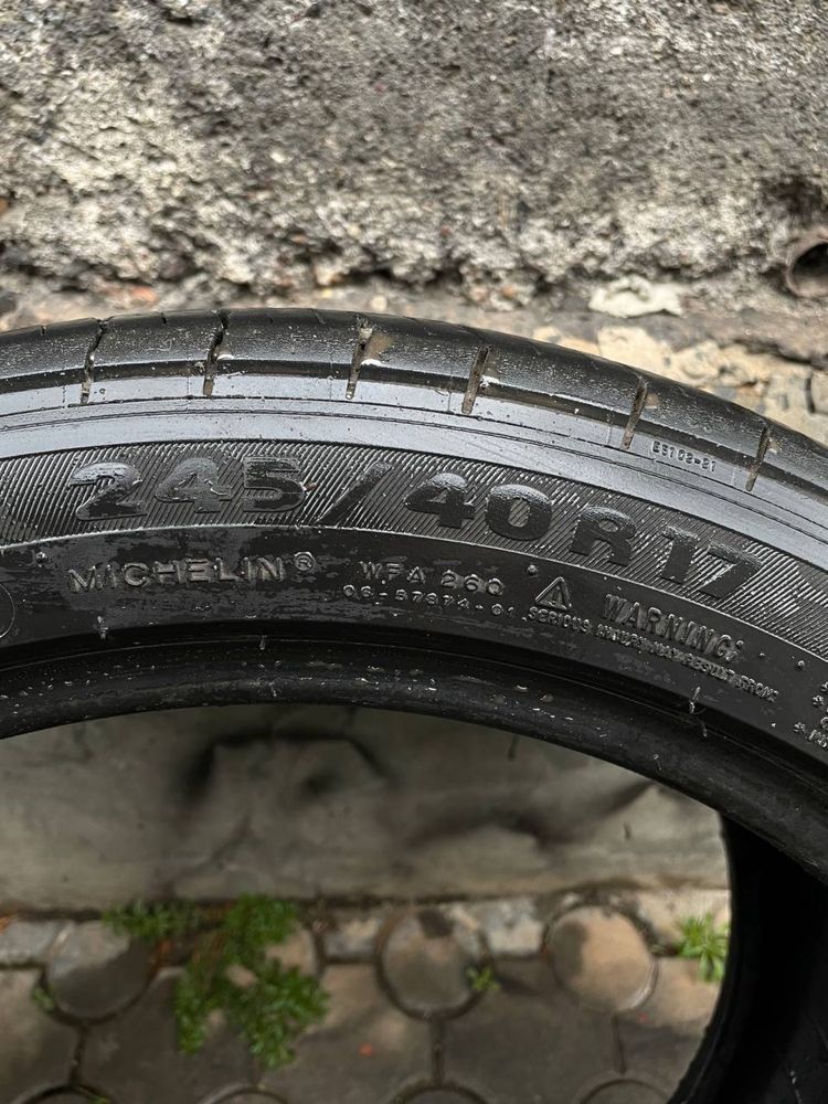 Michelin 245/40r17 шини гума літо