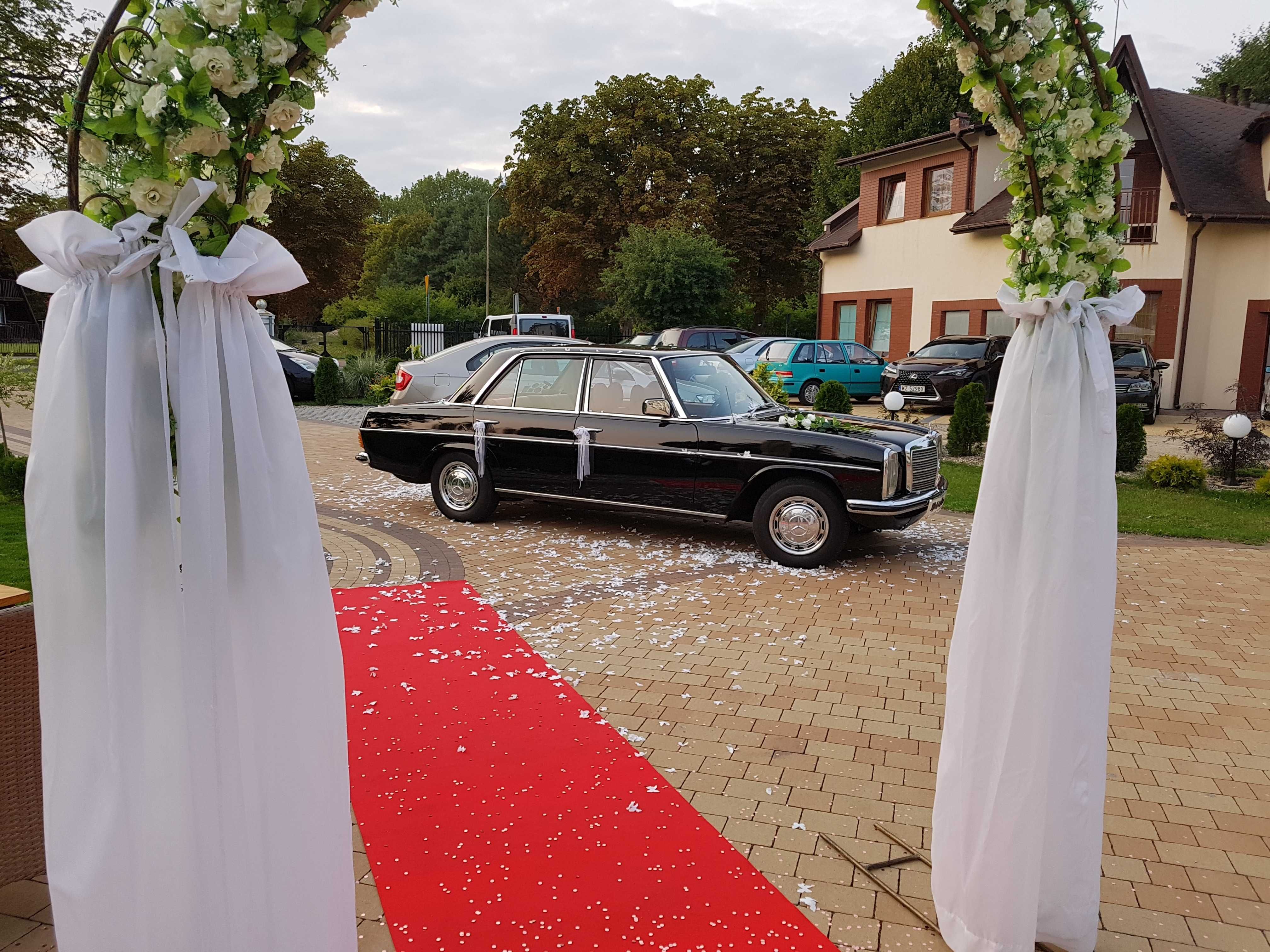 Samochód, auto do ślubu - Mercedes W115 z 1974 roku